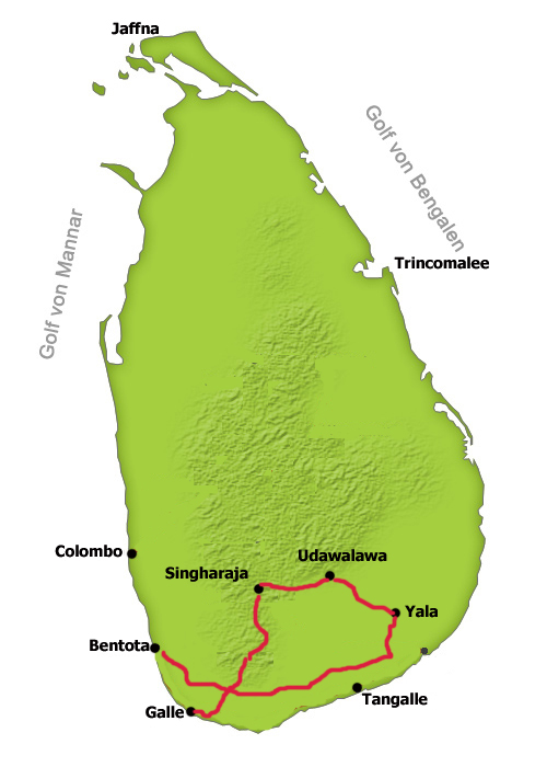 Sri Lanka Map