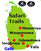 Sri Lanka Radtour durch Reservate