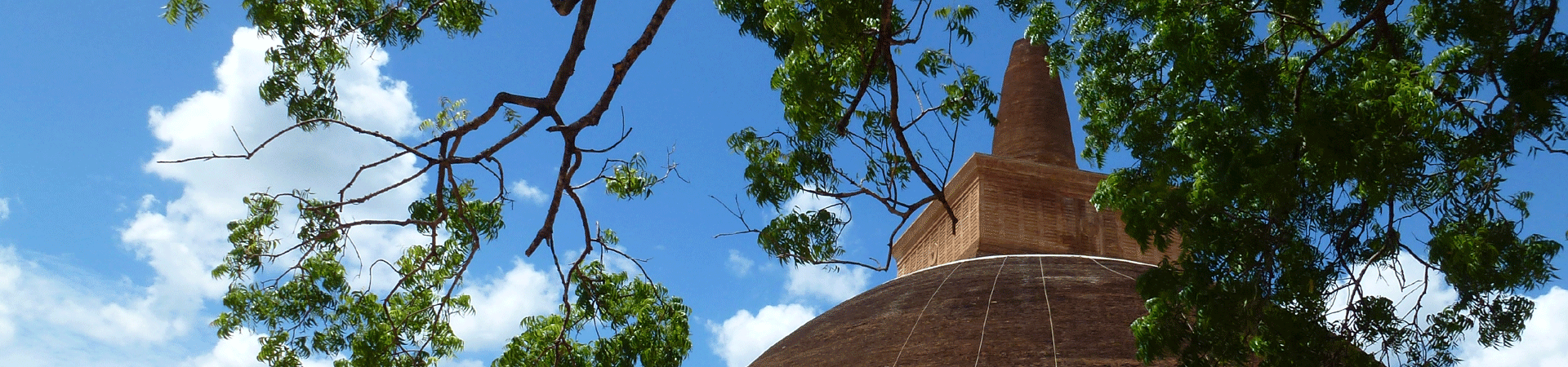 braunfarbige Stupe in Anuradahpura